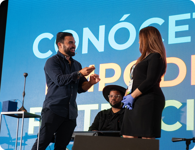 fotos del carrusel showferencia - interactuando